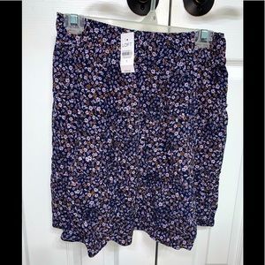Loft Floral Skirt- NWT